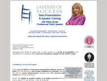 Tablet Screenshot of laddersofsuccess.com